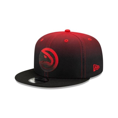 Atlanta Hawks Gorra | New Era NBA Back Half 9fifty Snapback Cap Mexico - Rojos